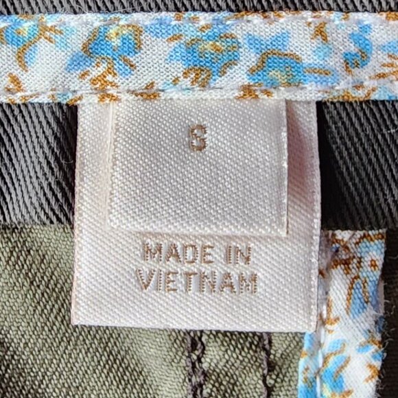 J Crew Factory Womens Small Jacket Relaxed Boyfriend Field Jacket Green Coated - Picture 9 of 12